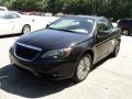 Brilliant Black Crystal Pearl 2011 Chrysler 200 S Convertible