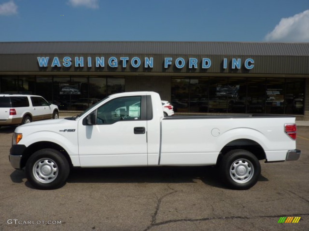 2011 F150 XL Regular Cab - Oxford White / Steel Gray photo #1