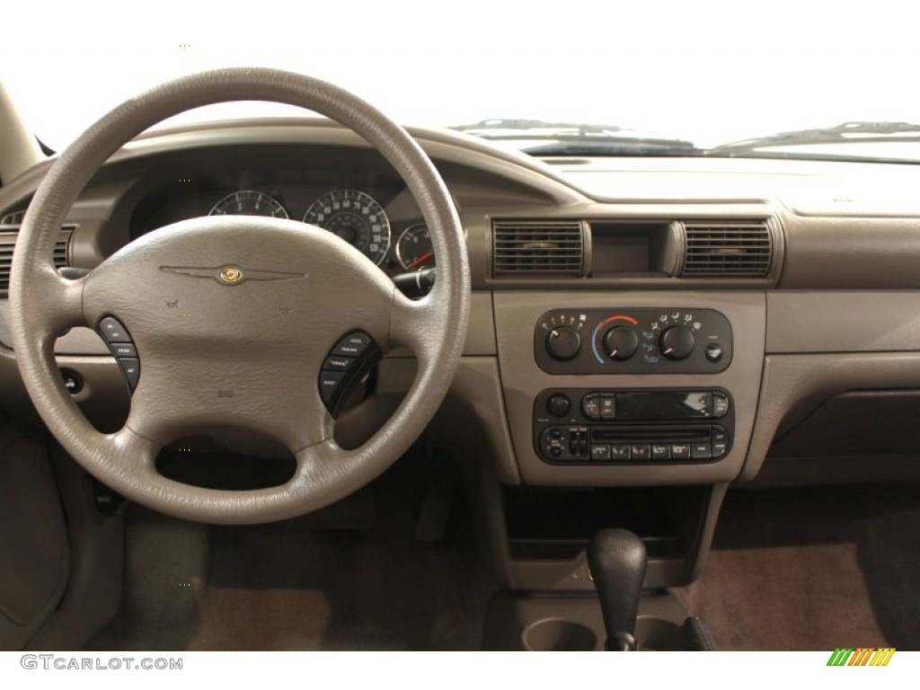 2003 Chrysler Sebring LX Sedan Taupe Dashboard Photo #50033666