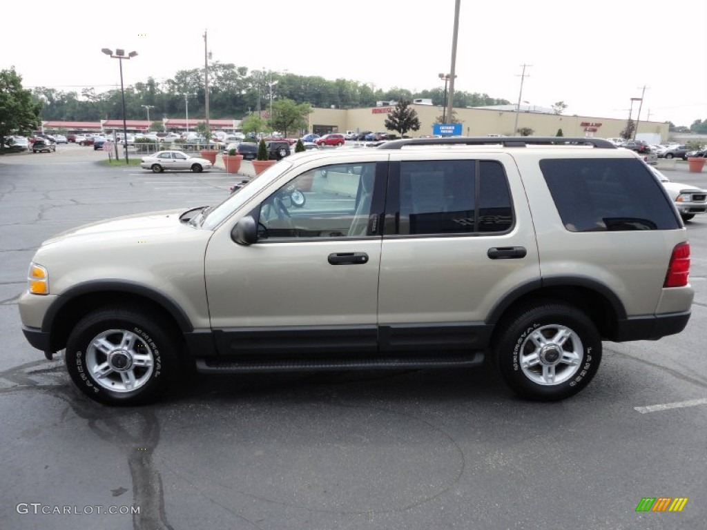 Harvest Gold Metallic 2003 Ford Explorer XLT 4x4 Exterior Photo #50033720