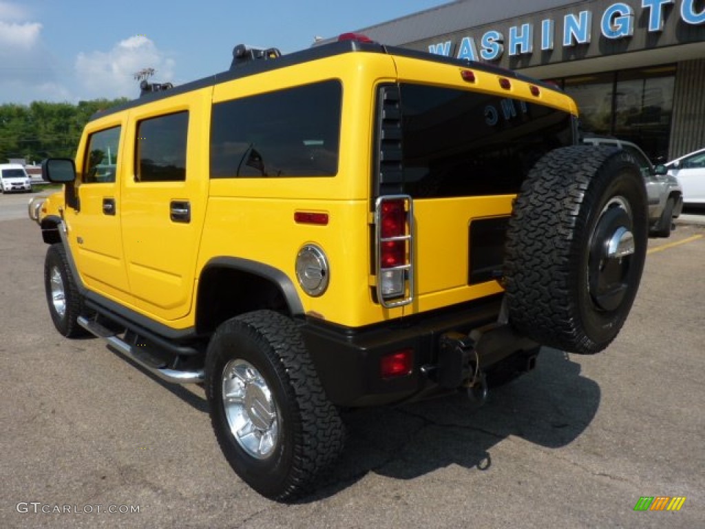 2006 H2 SUV - Yellow / Ebony photo #2