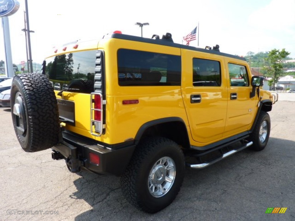 2006 H2 SUV - Yellow / Ebony photo #4