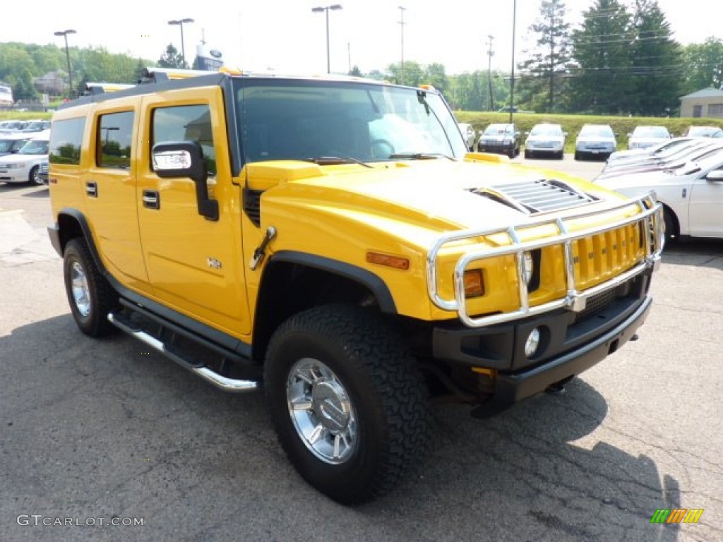 2006 H2 SUV - Yellow / Ebony photo #6