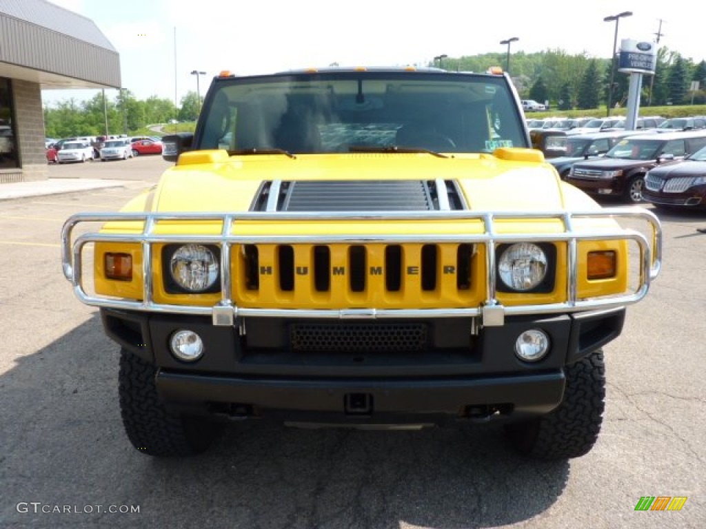 2006 H2 SUV - Yellow / Ebony photo #7