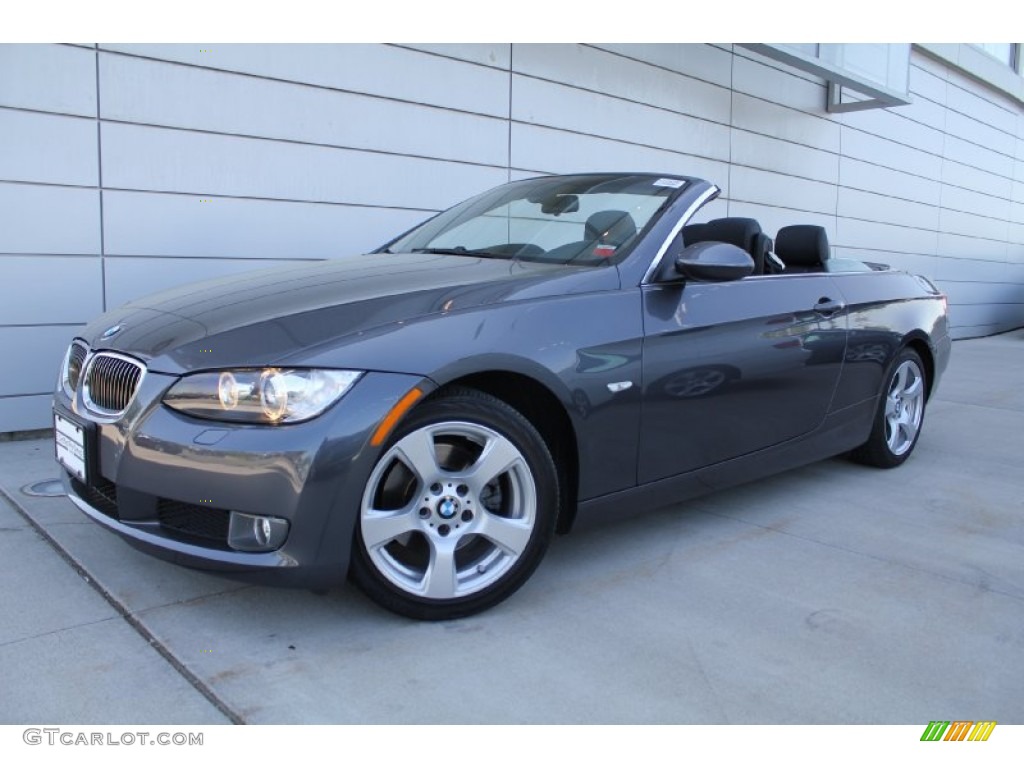 2008 3 Series 328i Convertible - Sparkling Graphite Metallic / Black photo #1