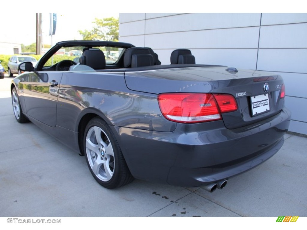 2008 3 Series 328i Convertible - Sparkling Graphite Metallic / Black photo #4