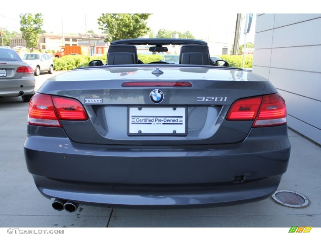 2008 3 Series 328i Convertible - Sparkling Graphite Metallic / Black photo #5