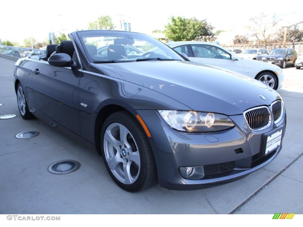 2008 3 Series 328i Convertible - Sparkling Graphite Metallic / Black photo #7