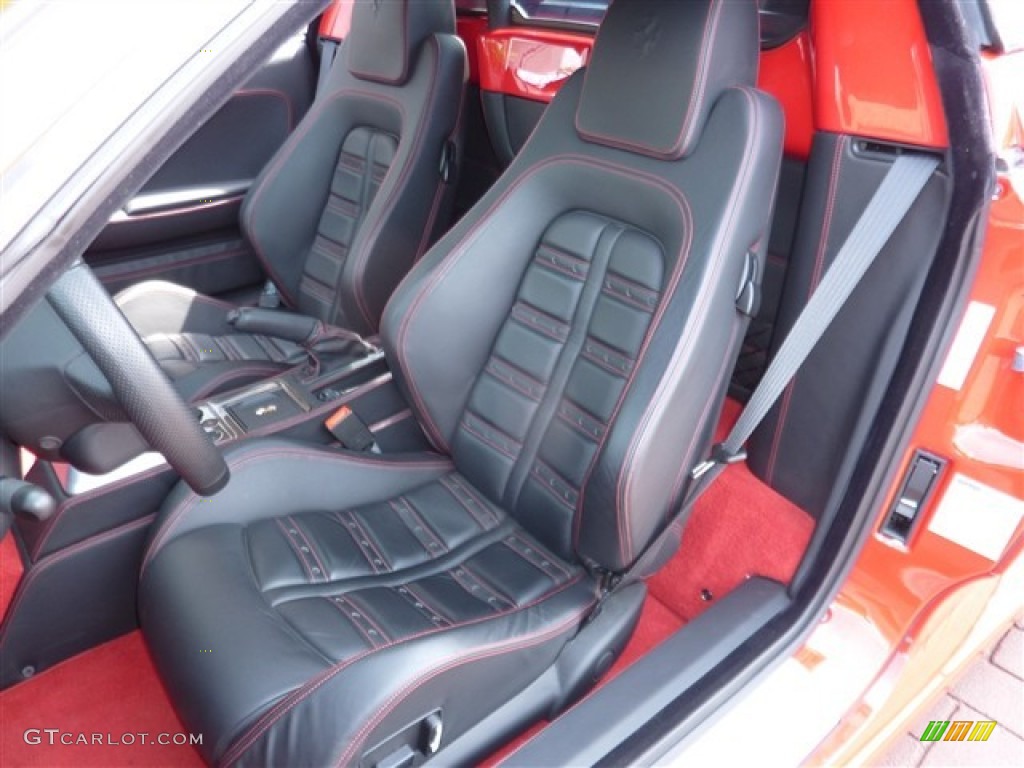 Black Interior 2008 Ferrari F430 Spider Photo #50038173
