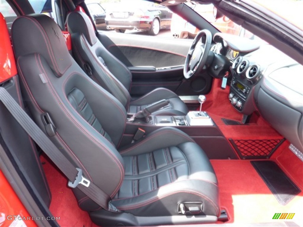 Black Interior 2008 Ferrari F430 Spider Photo #50038290