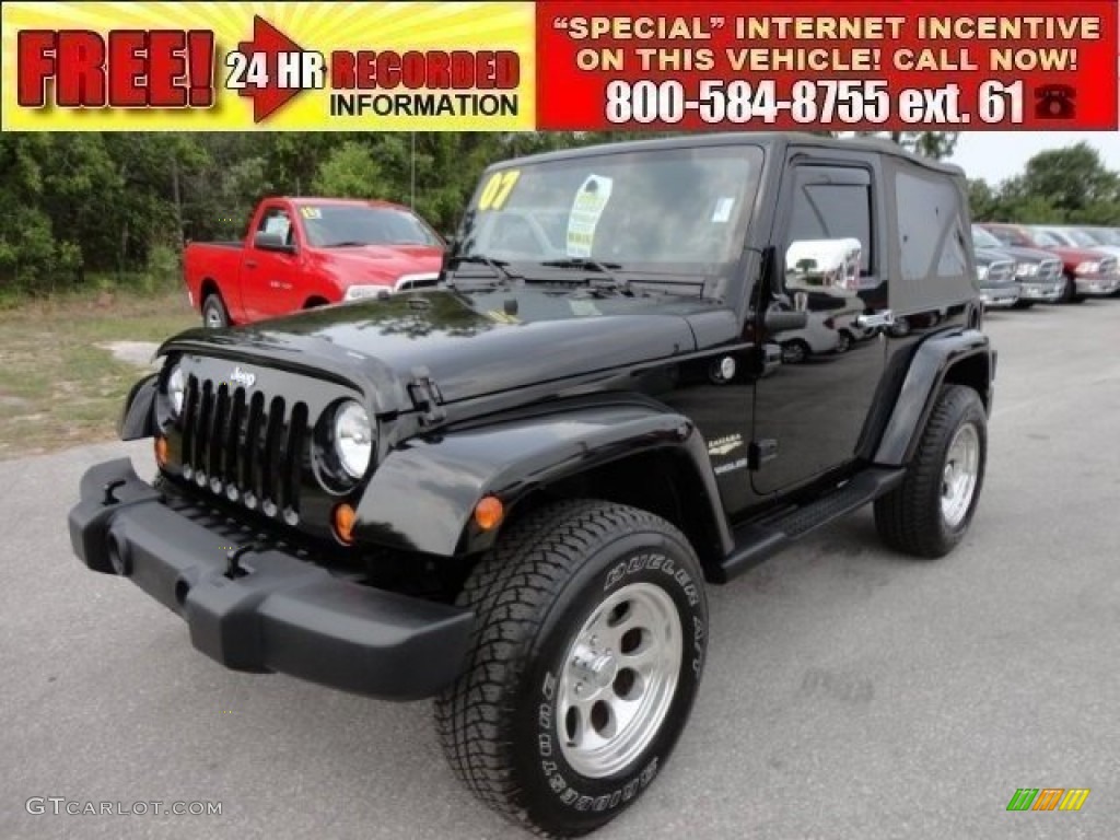 Black Jeep Wrangler