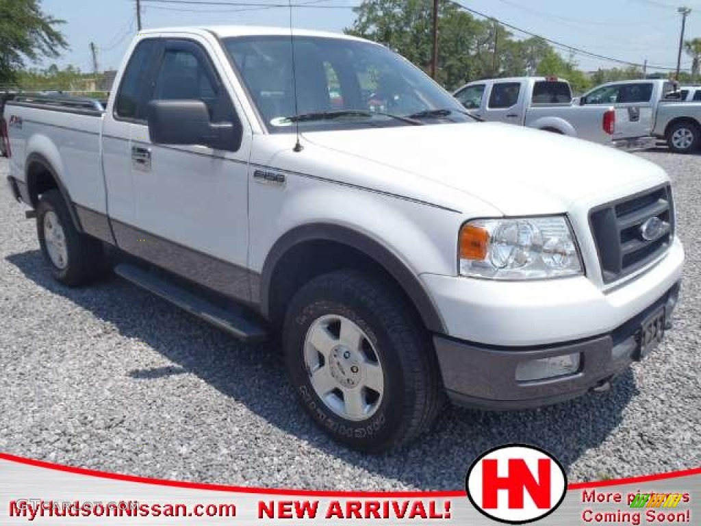 2005 F150 FX4 Regular Cab 4x4 - Oxford White / Black photo #1