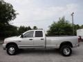 2007 Bright Silver Metallic Dodge Ram 3500 Big Horn Quad Cab 4x4 Dually  photo #2