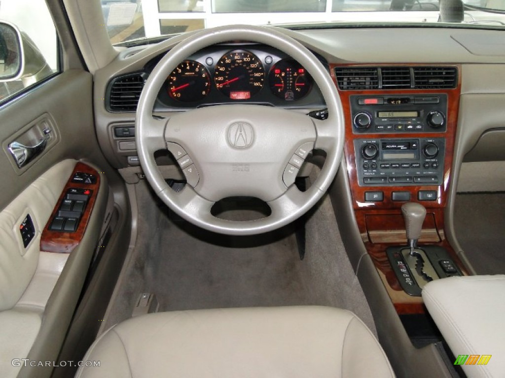 2000 Acura RL 3.5 Sedan Parchment Dashboard Photo #50041269
