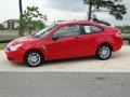 2008 Vermillion Red Ford Focus SE Coupe  photo #8