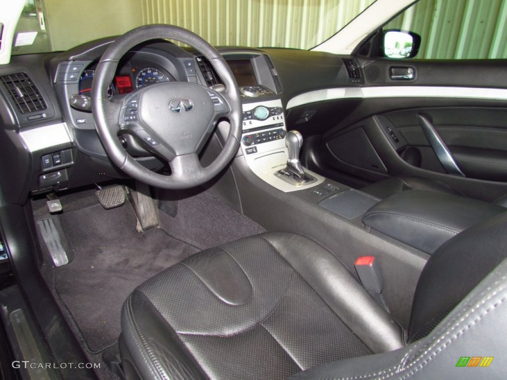 2008 Infiniti G 37 Journey Coupe Graphite Dashboard Photo #50041677