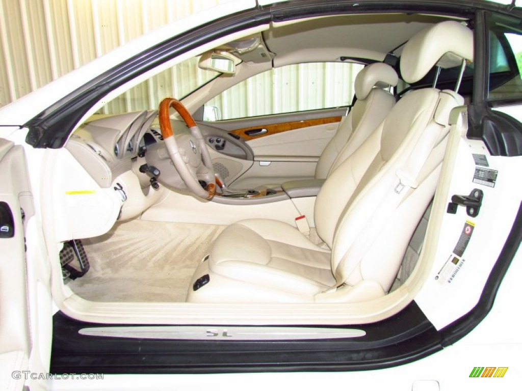 Stone Interior 2006 Mercedes-Benz SL 500 Roadster Photo #50041950