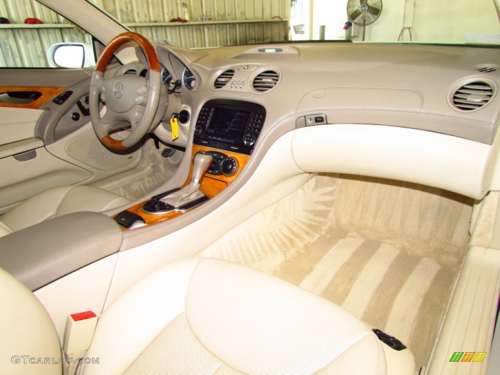 Stone Interior 2006 Mercedes-Benz SL 500 Roadster Photo #50042028
