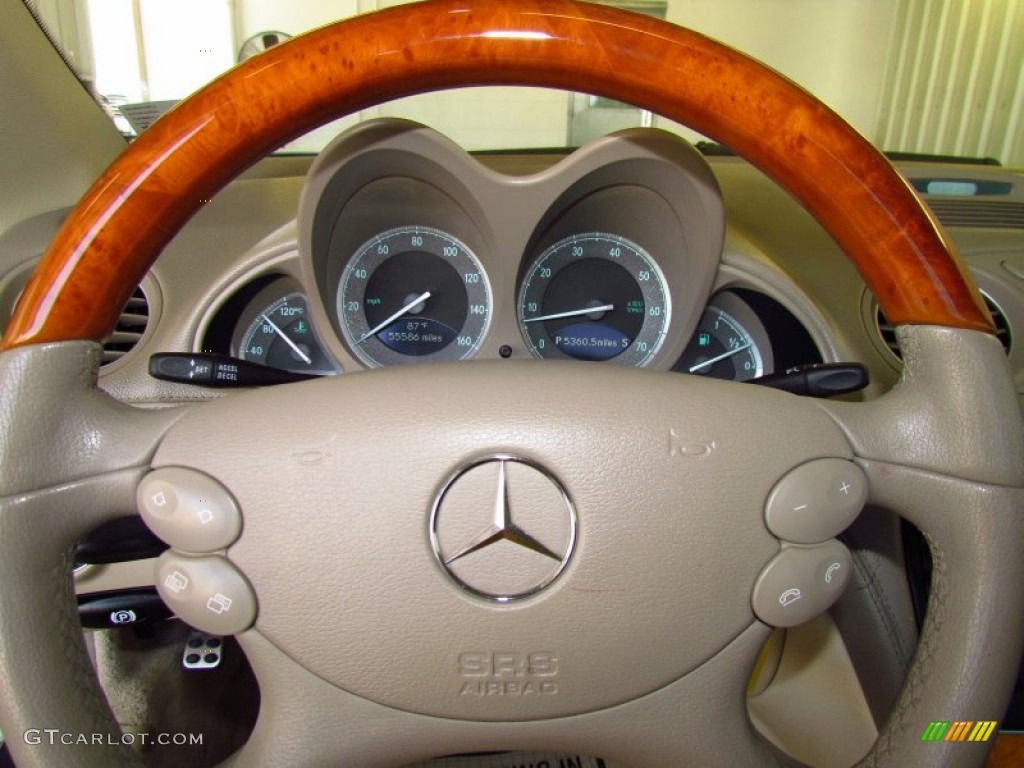 2006 Mercedes-Benz SL 500 Roadster Gauges Photo #50042088