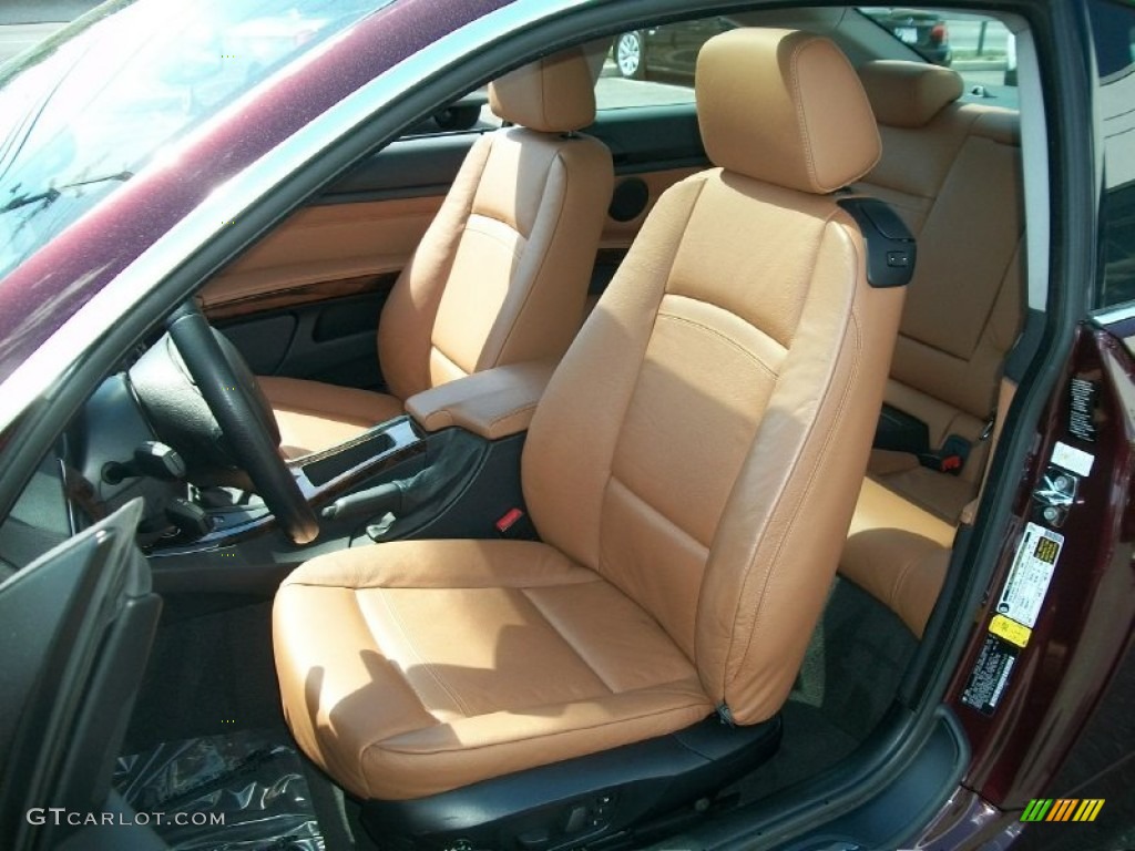 2008 3 Series 328xi Coupe - Barbera Red Metallic / Saddle Brown/Black photo #12