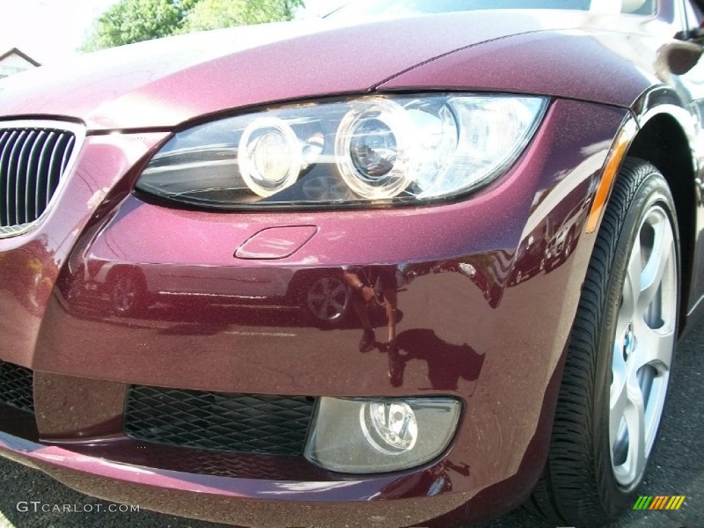 2008 3 Series 328xi Coupe - Barbera Red Metallic / Saddle Brown/Black photo #29