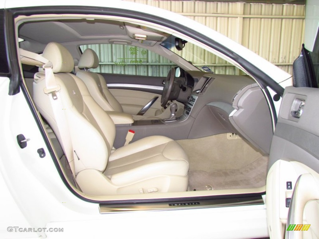 Wheat Interior 2008 Infiniti G 37 Journey Coupe Photo #50044014