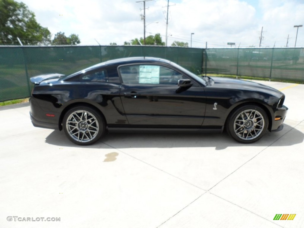 Black 2012 Ford Mustang Shelby GT500 SVT Performance Package Coupe Exterior Photo #50044233