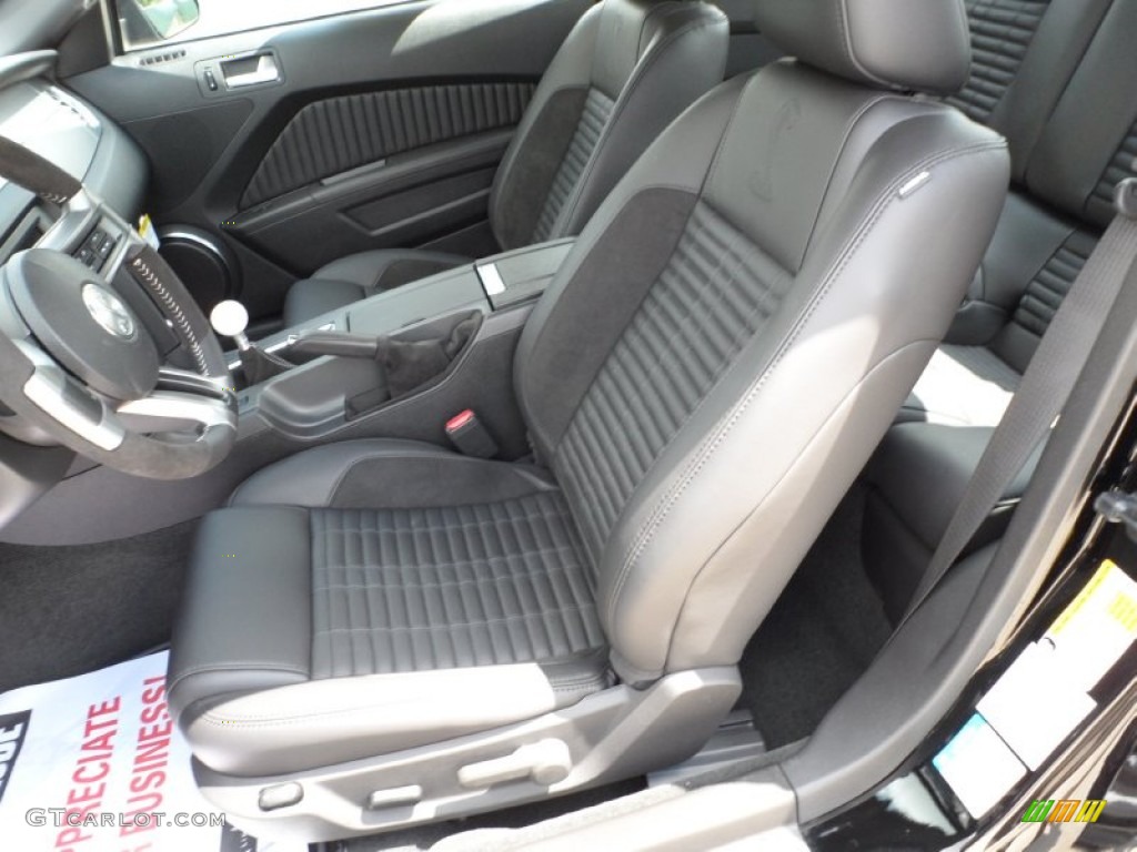 Charcoal Black/Black Interior 2012 Ford Mustang Shelby GT500 SVT Performance Package Coupe Photo #50044575