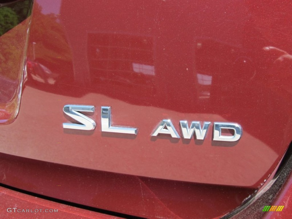 2009 Murano SL AWD - Merlot Metallic / Black photo #5