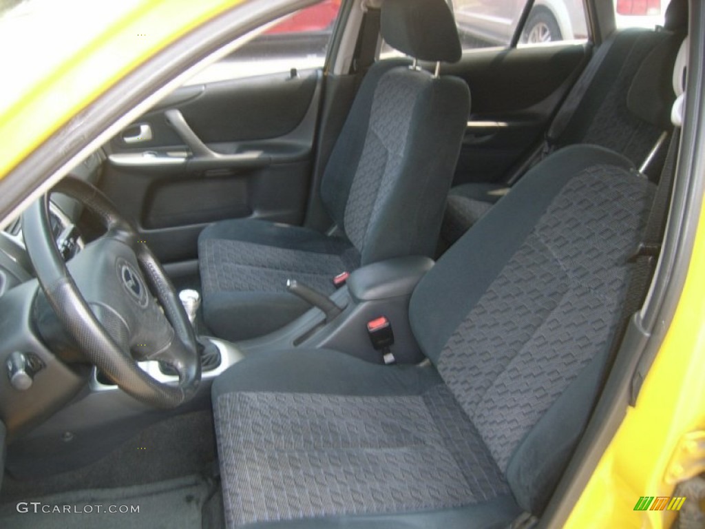 Off Black Interior 2003 Mazda Protege 5 Wagon Photo #50046153