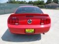 2005 Torch Red Ford Mustang V6 Deluxe Coupe  photo #4