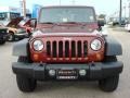 2007 Red Rock Crystal Pearl Jeep Wrangler Unlimited X 4x4  photo #9