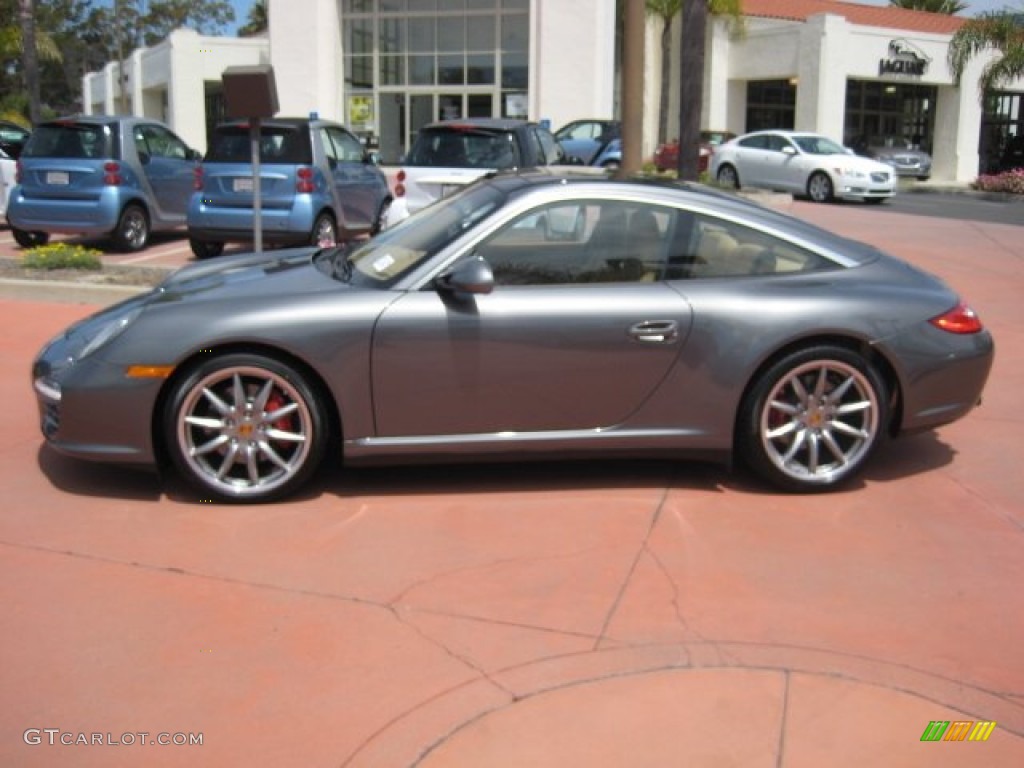 Meteor Grey Metallic 2012 Porsche 911 Targa 4S Exterior Photo #50046930