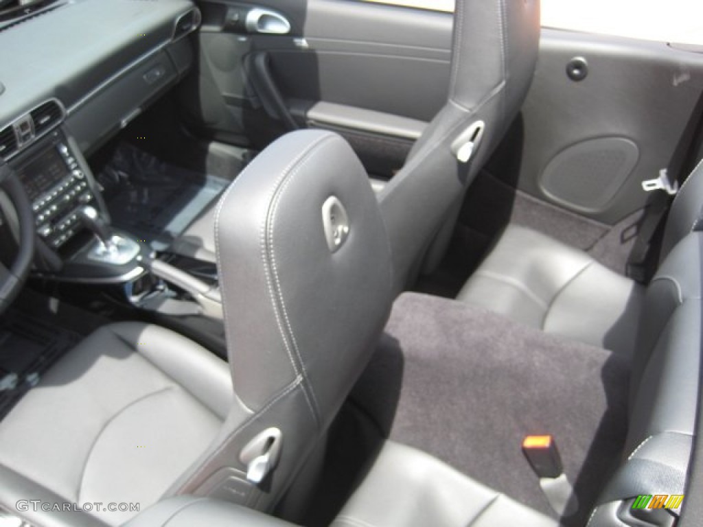 Black Interior 2012 Porsche 911 Black Edition Cabriolet Photo #50047071