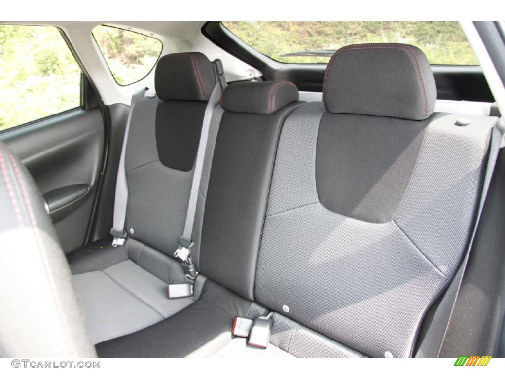 Carbon Black Interior 2009 Subaru Impreza WRX Wagon Photo #50047275