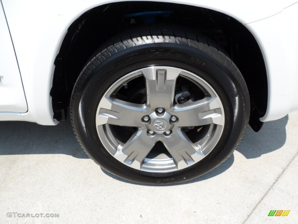 2010 RAV4 Sport - Super White / Dark Charcoal photo #16