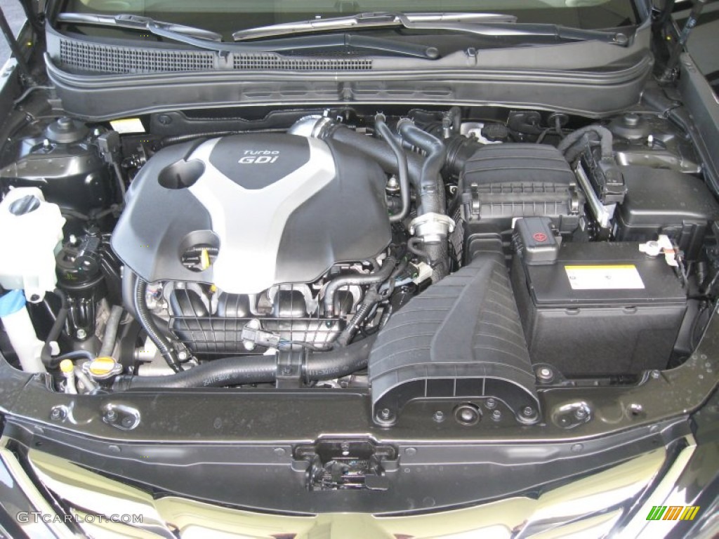 2011 Sonata Limited 2.0T - Midnight Black / Camel photo #9