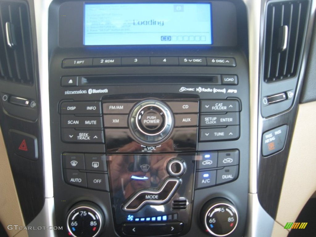 2011 Sonata Limited 2.0T - Midnight Black / Camel photo #24