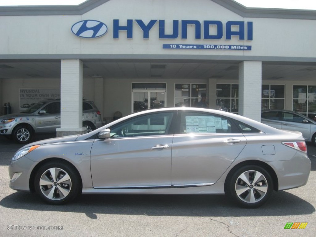 2011 Hyper Silver Metallic Hyundai Sonata Hybrid 50037197