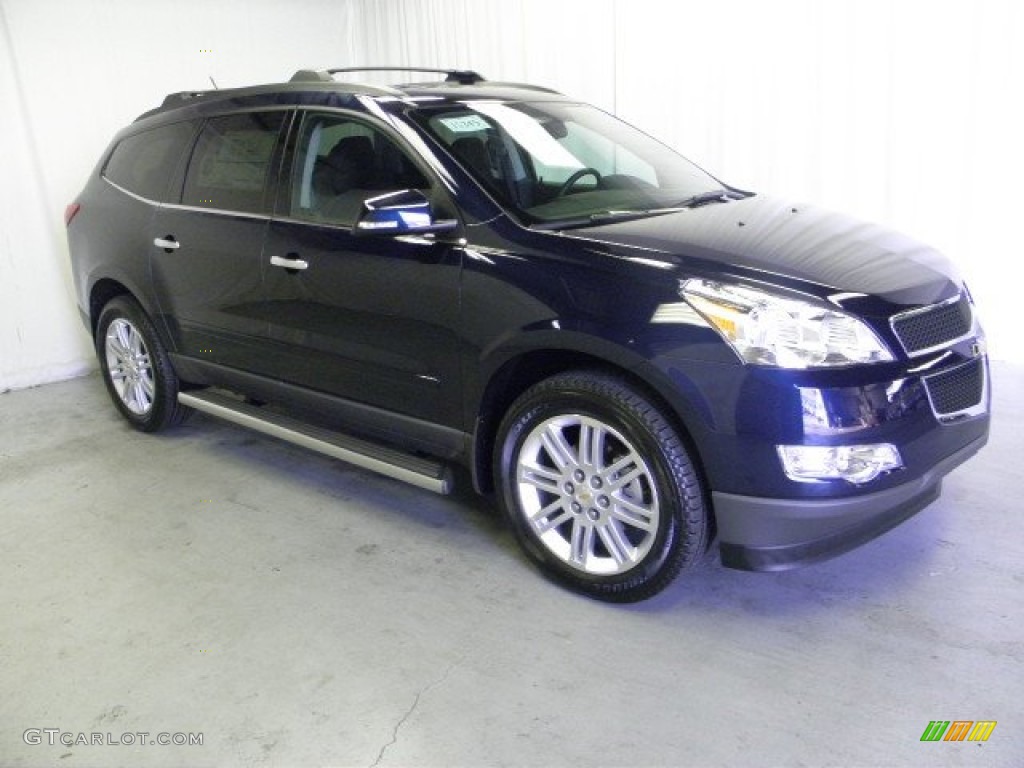 2011 Traverse LT - Dark Blue Metallic / Ebony/Ebony photo #1