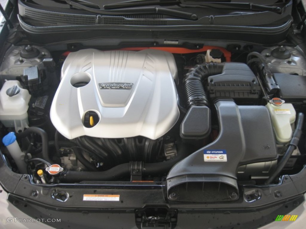 2011 Hyundai Sonata Hybrid 2.4 Liter h DOHC 16-Valve D-CVVT 4 Cylinder Gasoline/Electric Hybrid Engine Photo #50048475