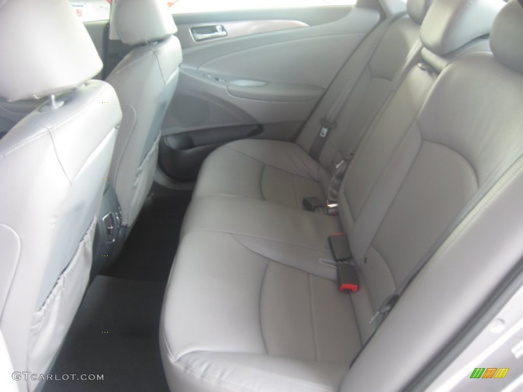 Gray Interior 2011 Hyundai Sonata Hybrid Photo #50048598