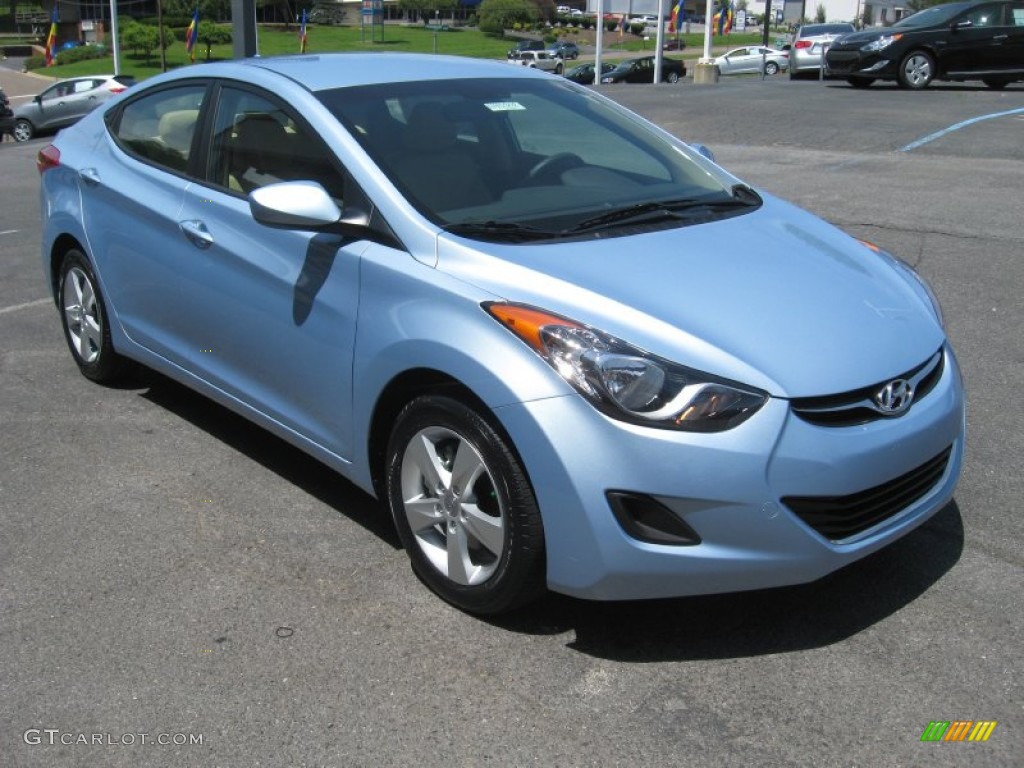 Blue Sky Metallic 2011 Hyundai Elantra GLS Exterior Photo #50048814