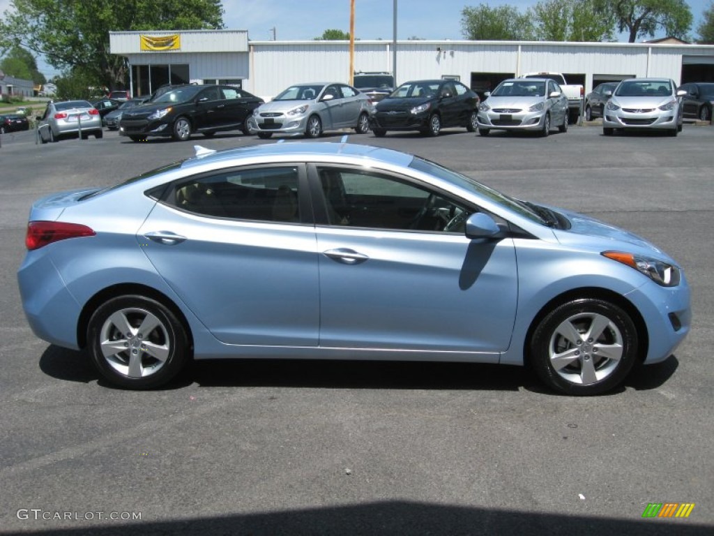 Blue Sky Metallic 2011 Hyundai Elantra GLS Exterior Photo #50048829