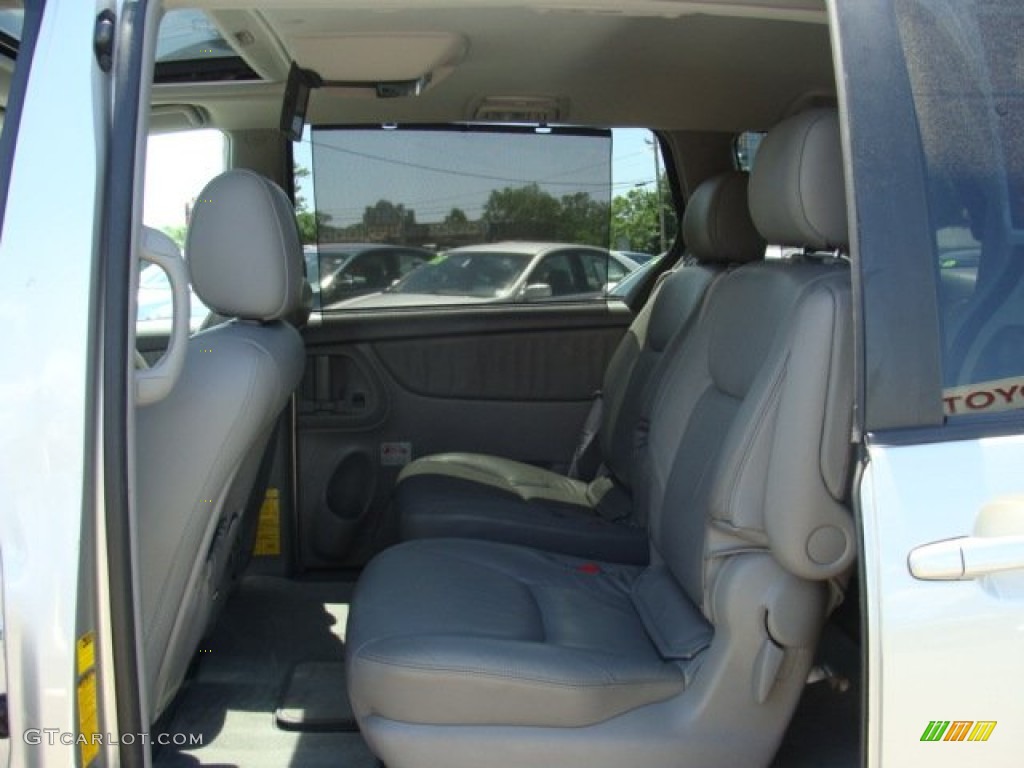 2004 Sienna XLE Limited AWD - Silver Shadow Pearl / Stone Gray photo #13