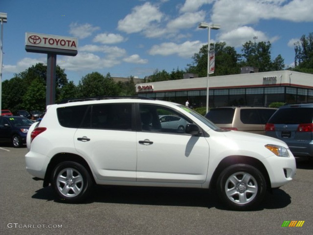 Super White 2009 Toyota RAV4 4WD Exterior Photo #50049531