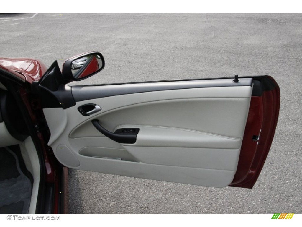 2005 Saab 9-3 Arc Convertible Parchment Door Panel Photo #50049672