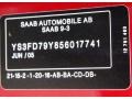 2005 Chili Red Metallic Saab 9-3 Arc Convertible  photo #22