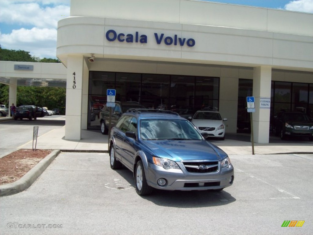 2009 Outback 2.5i Special Edition Wagon - Newport Blue Pearl / Off Black photo #1