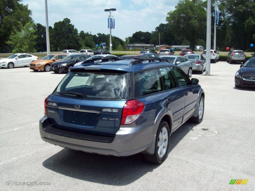 2009 Outback 2.5i Special Edition Wagon - Newport Blue Pearl / Off Black photo #6